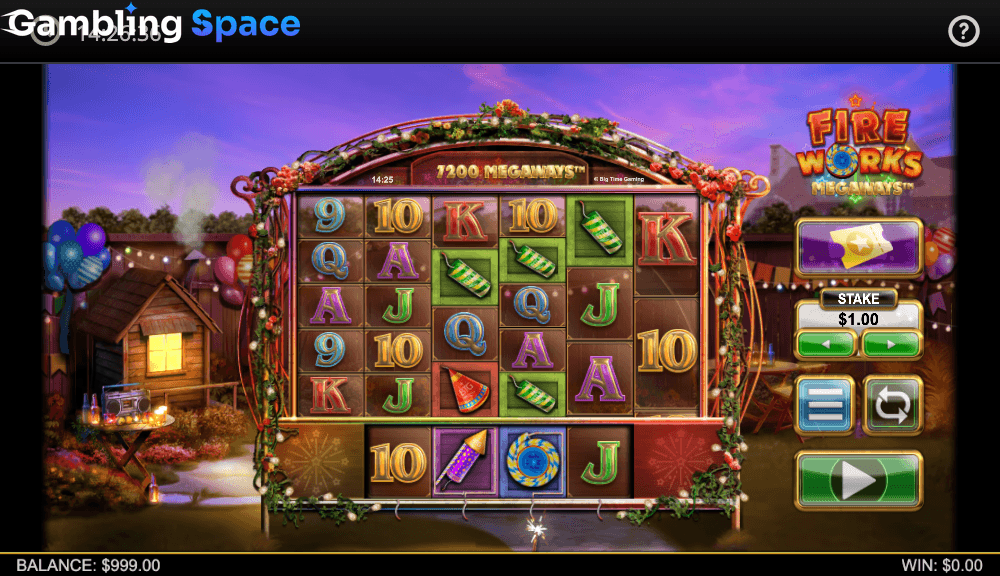 Fireworks Megaways – Screenshot 4