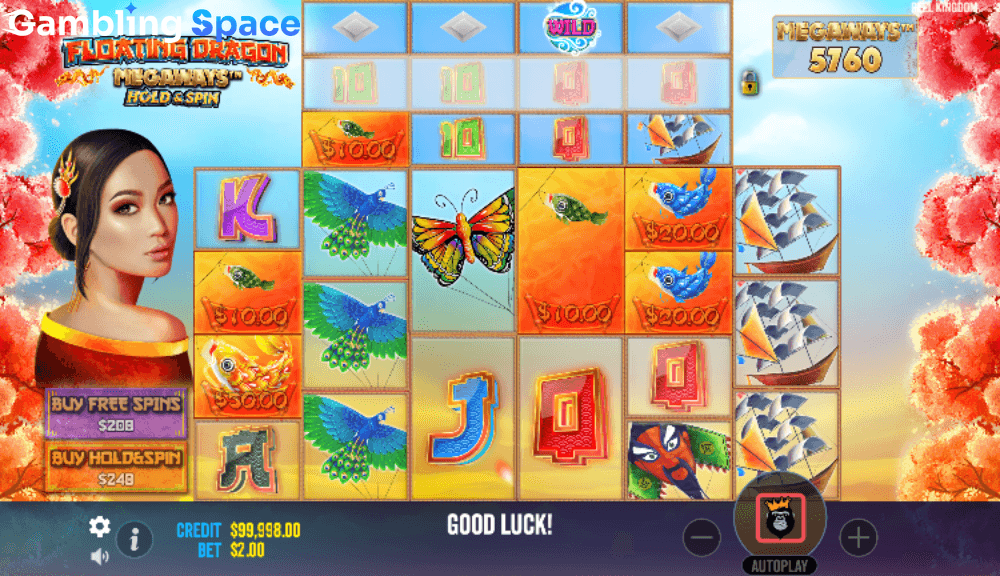 Floating Dragon Megaways – Screenshot 3