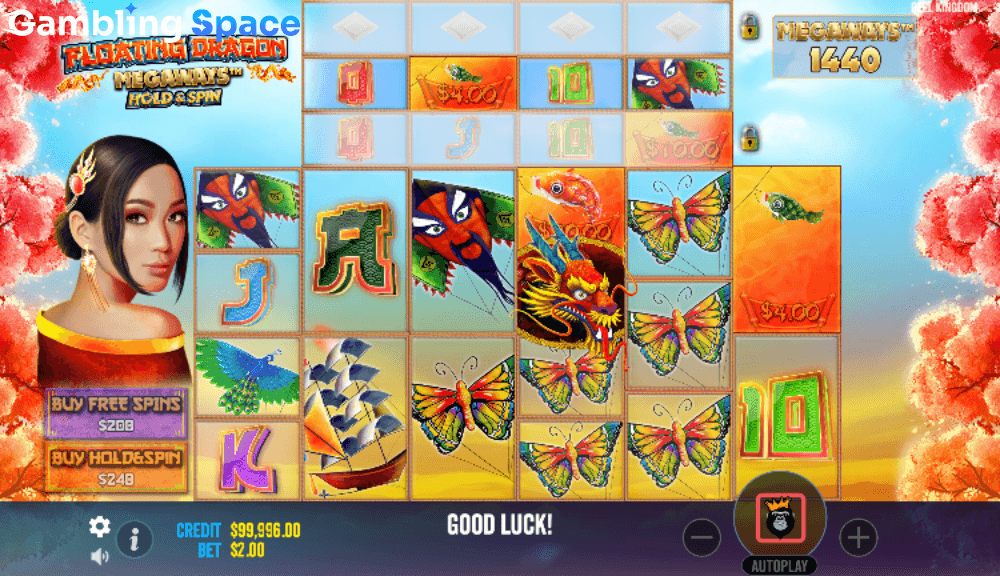 Floating Dragon Megaways – Screenshot 4