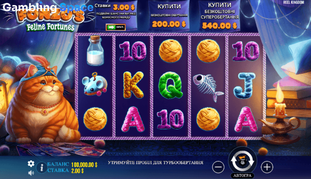 Fonzo's Feline Fortunes – Screenshot 2