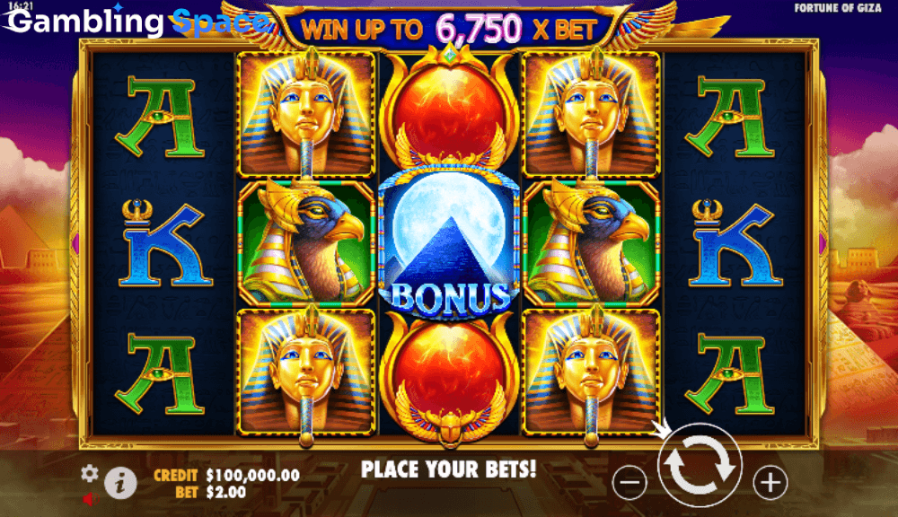 Fortune of Giza – Screenshot 1