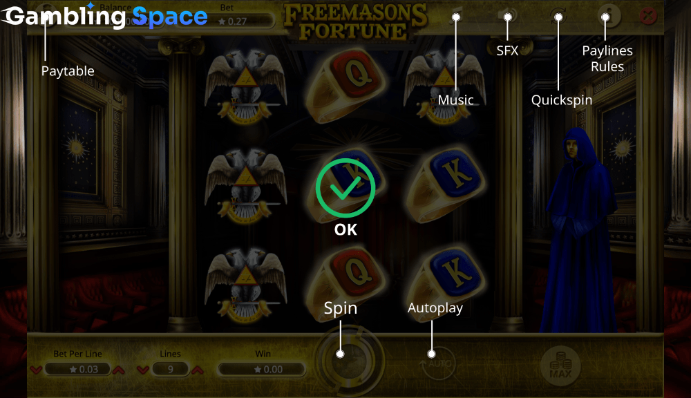 Freemasons Fortune – Screenshot 3