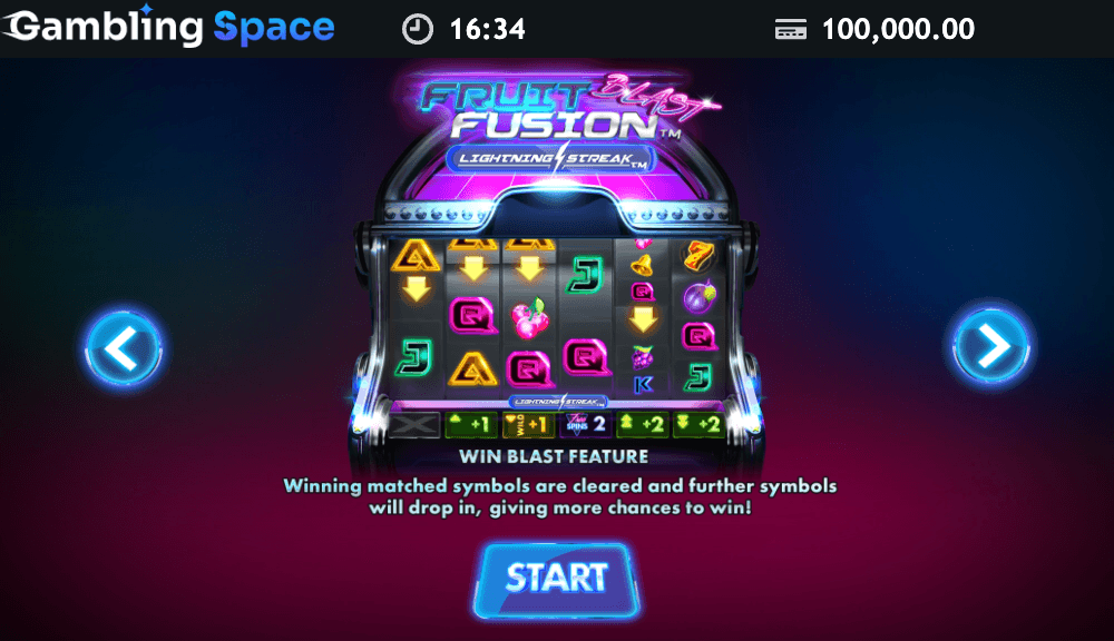 Fruit Fusion Blast Lightning Reels – Screenshot 1