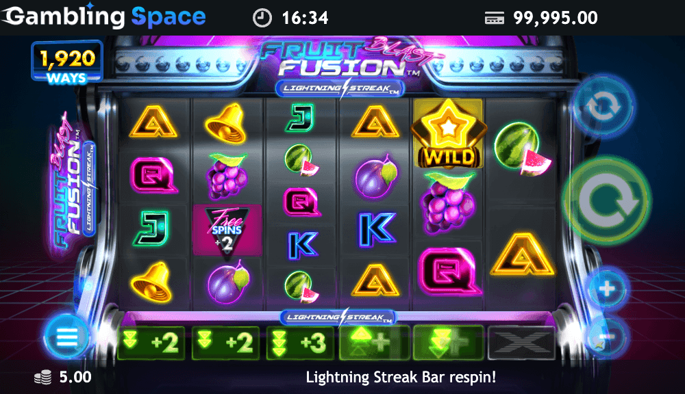 Fruit Fusion Blast Lightning Reels – Screenshot 3