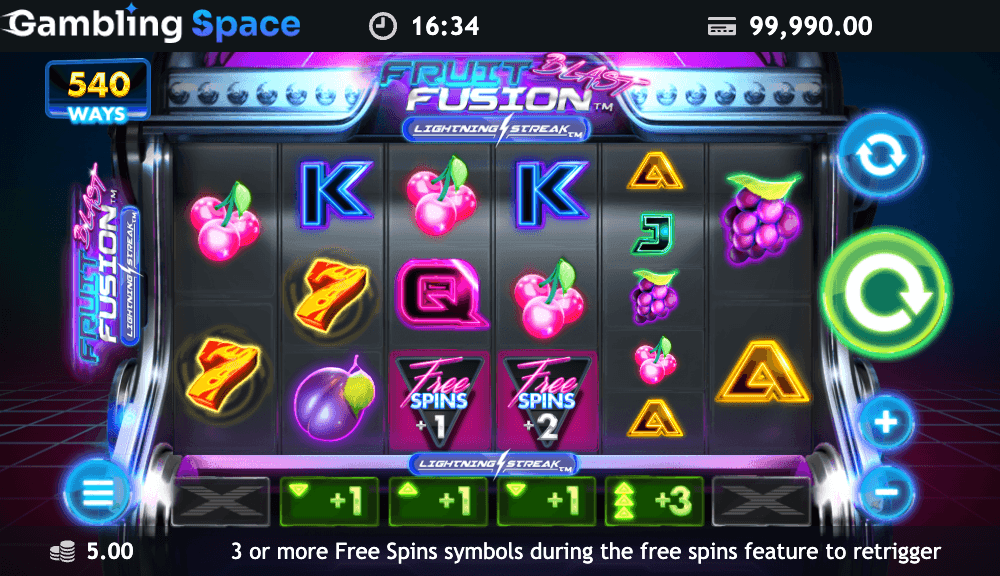 Fruit Fusion Blast Lightning Reels – Screenshot 4