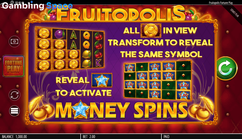 Fruitopolis Fortune Play – Screenshot 2