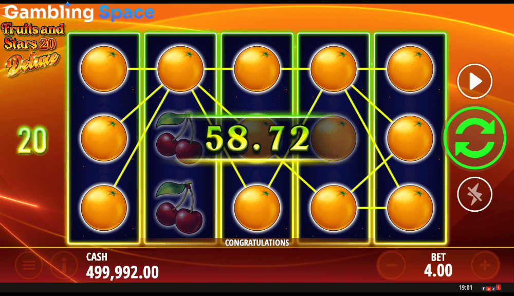 Fruits and Stars 20 Deluxe – Screenshot 4