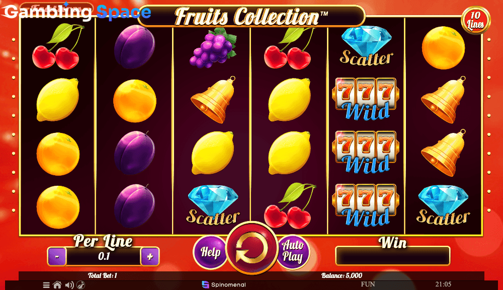Fruits Collection â€“ 10 Lines – Screenshot 1