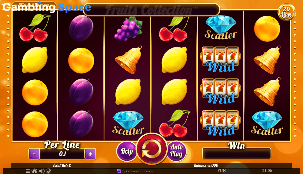 Fruits Collection â€“ 20 Lines – Screenshot 1