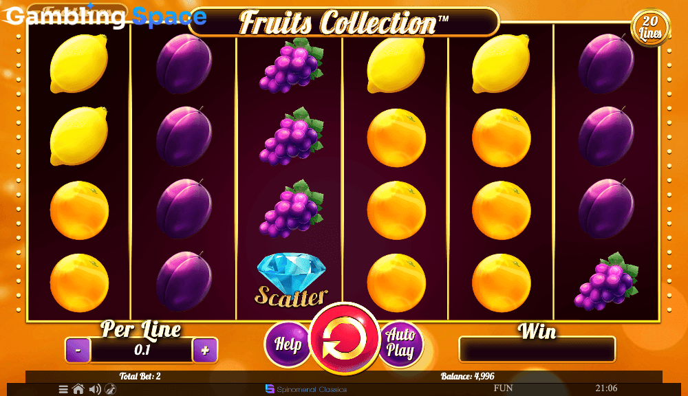 Fruits Collection â€“ 20 Lines – Screenshot 3