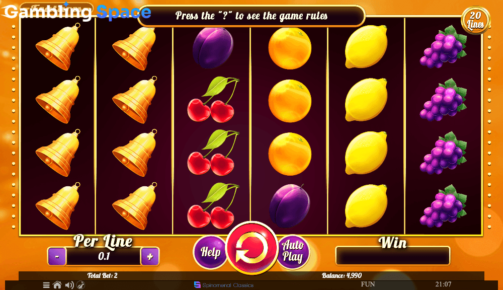 Fruits Collection â€“ 20 Lines – Screenshot 6
