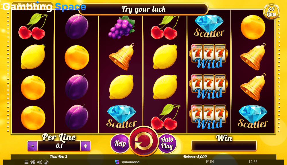 Fruits Collection â€“ 30 Lines – Screenshot 1