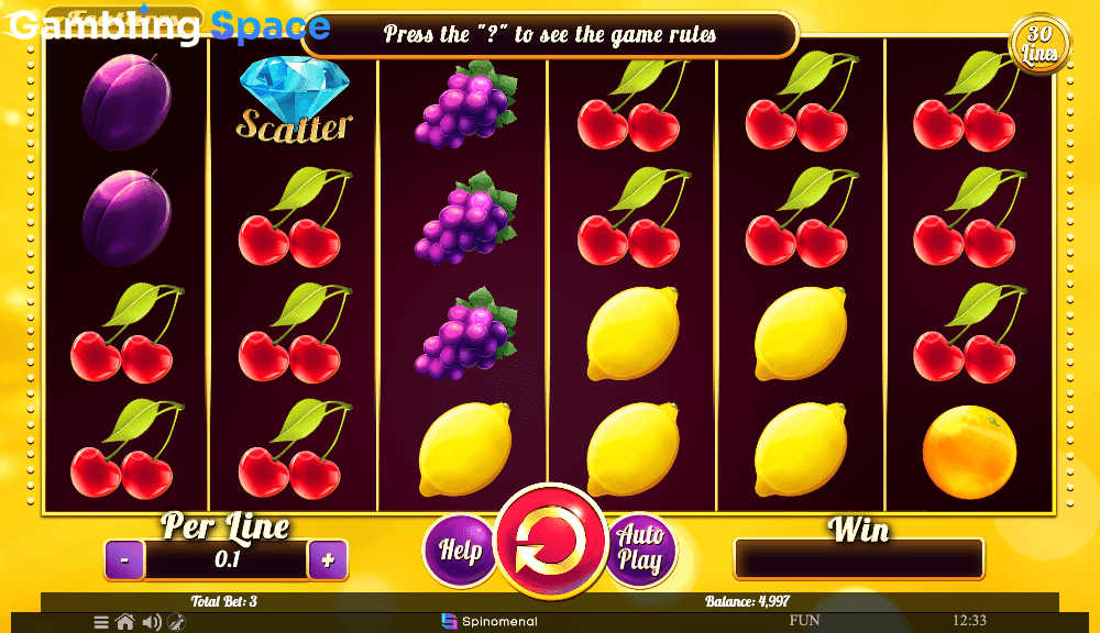 Fruits Collection â€“ 30 Lines – Screenshot 2