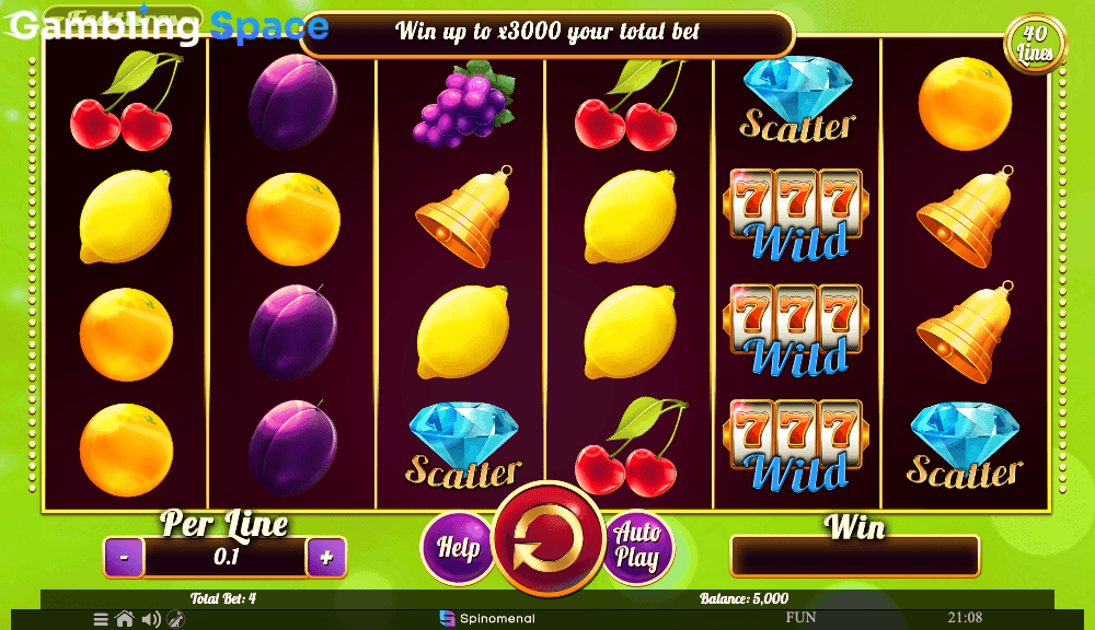 Fruits Collection â€“ 40 Lines – Screenshot 1