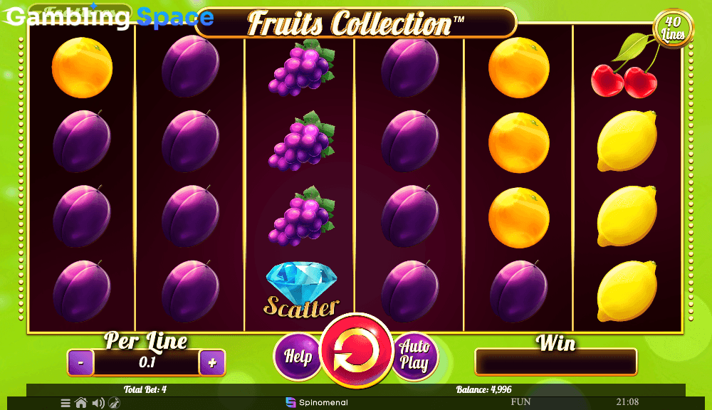 Fruits Collection â€“ 40 Lines – Screenshot 2