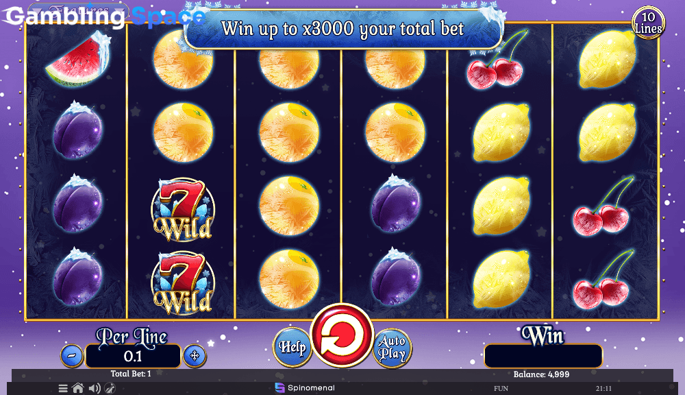 Fruits On Ice Collection 10 Lines – Screenshot 2