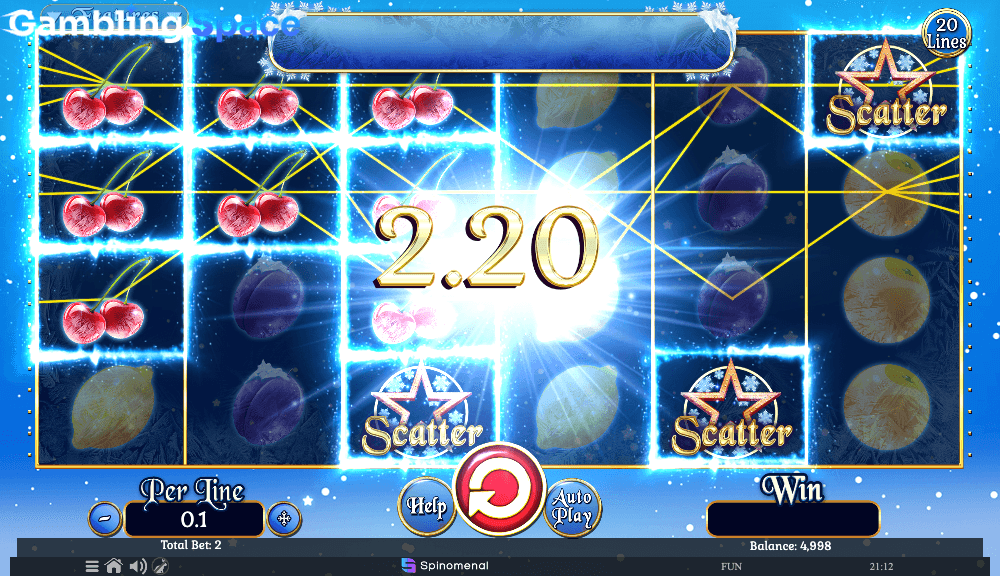 Fruits On Ice Collection 20 Lines – Screenshot 2