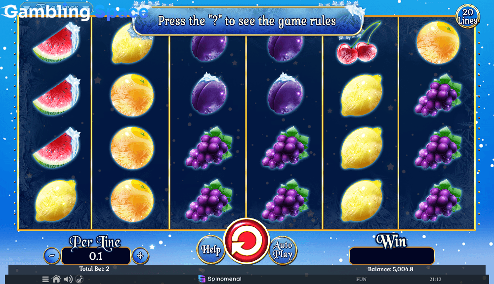 Fruits On Ice Collection 20 Lines – Screenshot 3