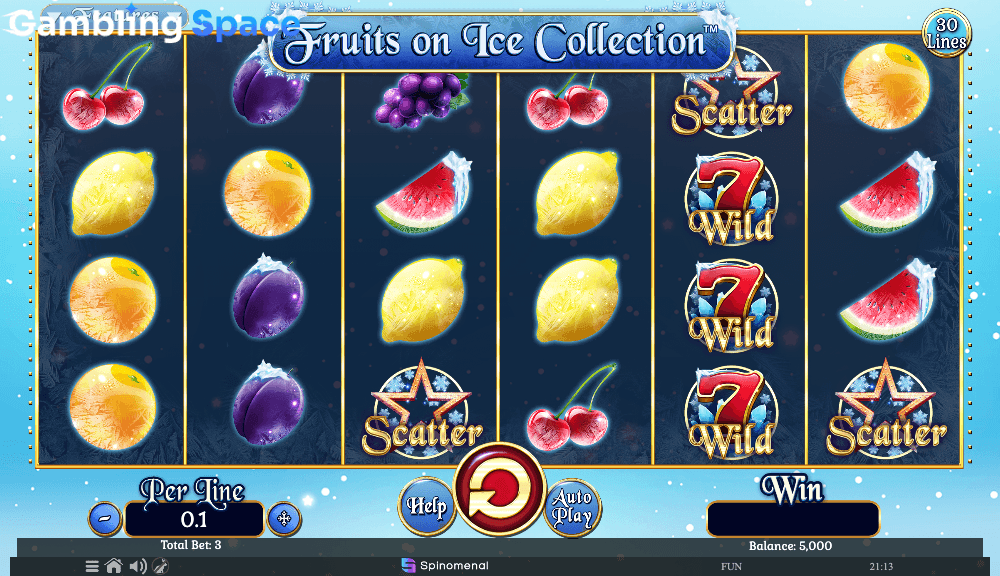 Fruits On Ice Collection 30 Lines – Screenshot 1