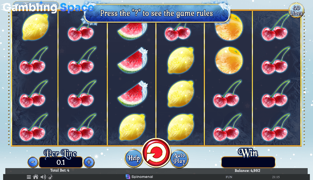 Fruits On Ice Collection 40 Lines – Screenshot 3