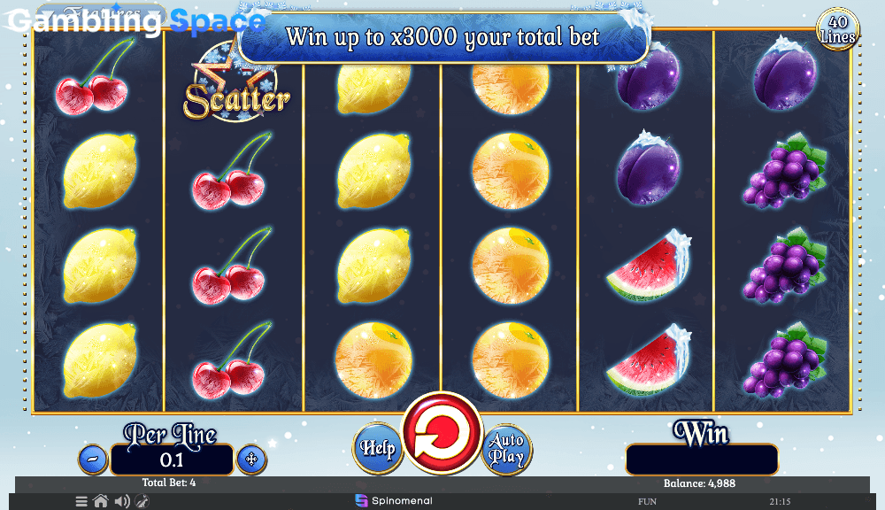 Fruits On Ice Collection 40 Lines – Screenshot 4