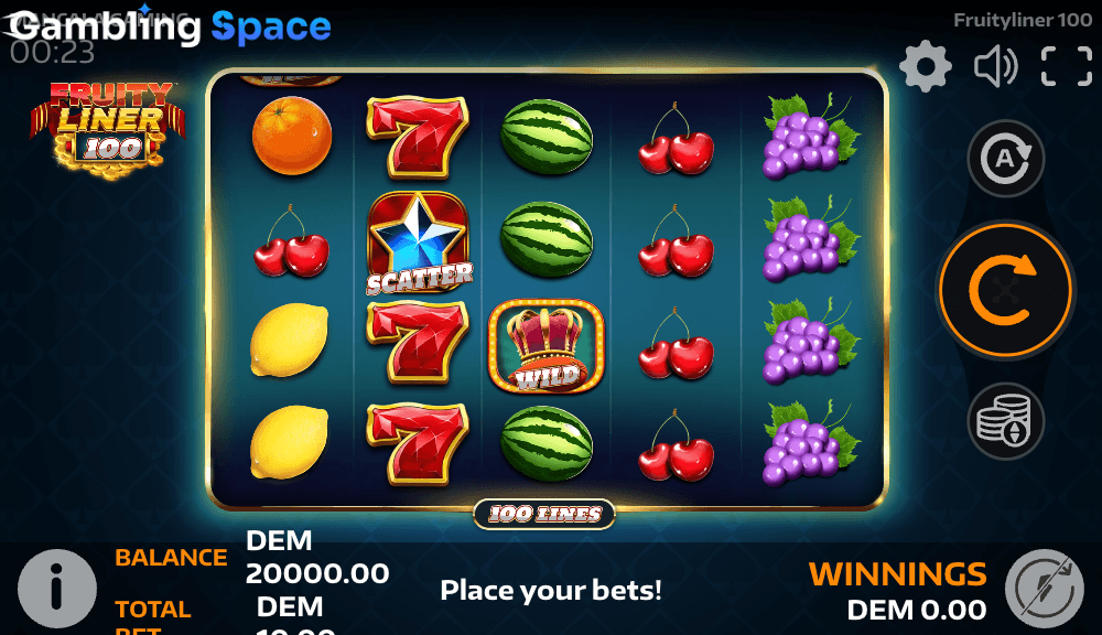 Fruityliner 100 – Screenshot 1