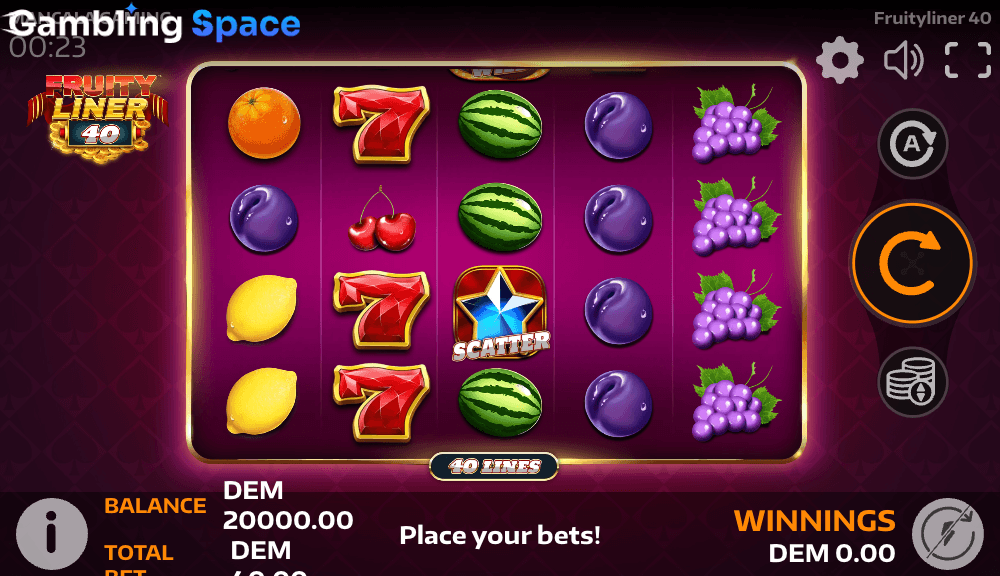 Fruityliner 40 – Screenshot 1