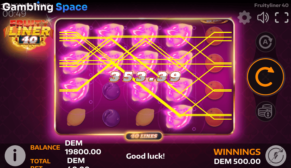Fruityliner 40 – Screenshot 6