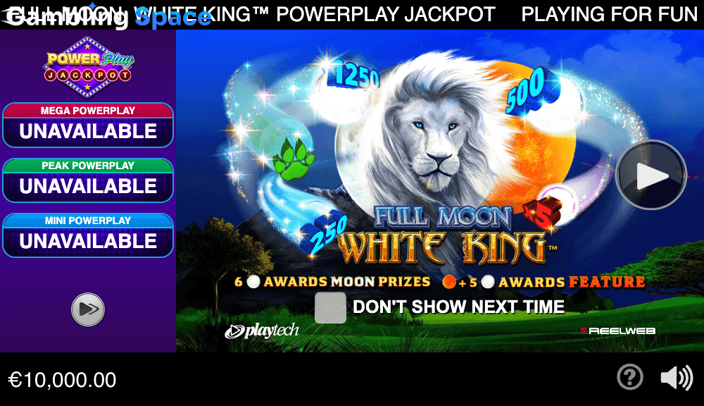 Full Moon: White King PowerPlay Jackpot – Screenshot 1