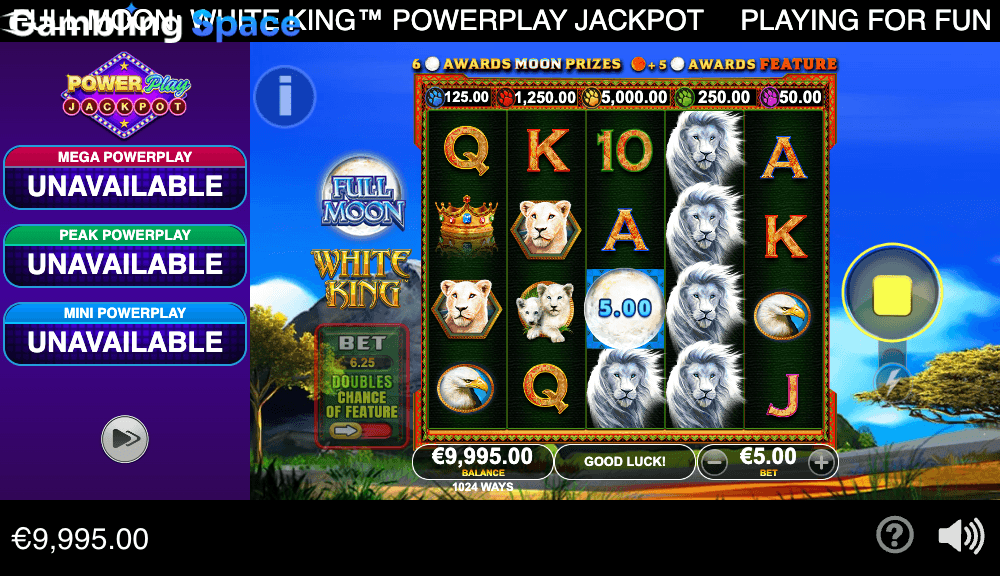 Full Moon: White King PowerPlay Jackpot – Screenshot 3