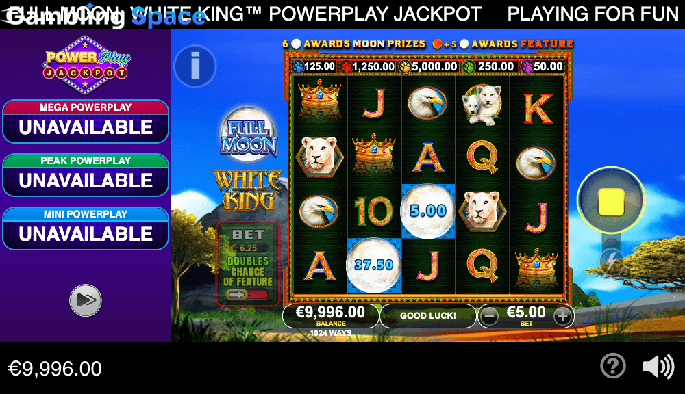 Full Moon: White King PowerPlay Jackpot – Screenshot 4