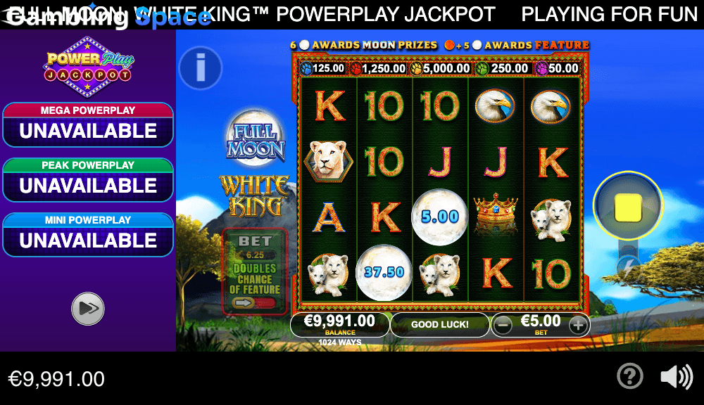 Full Moon: White King PowerPlay Jackpot – Screenshot 5
