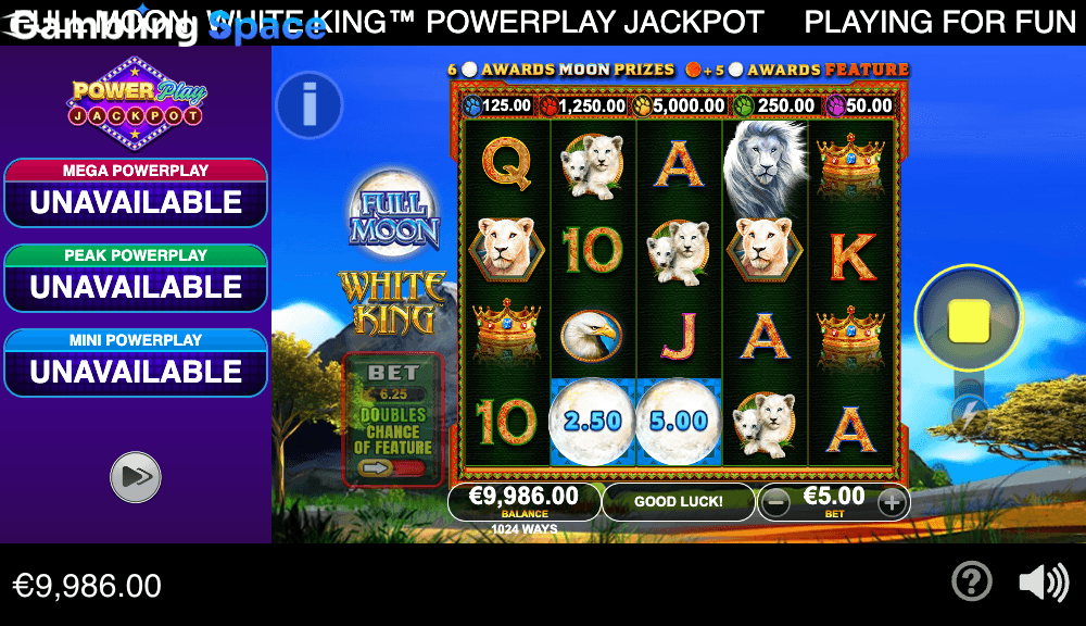 Full Moon: White King PowerPlay Jackpot – Screenshot 6