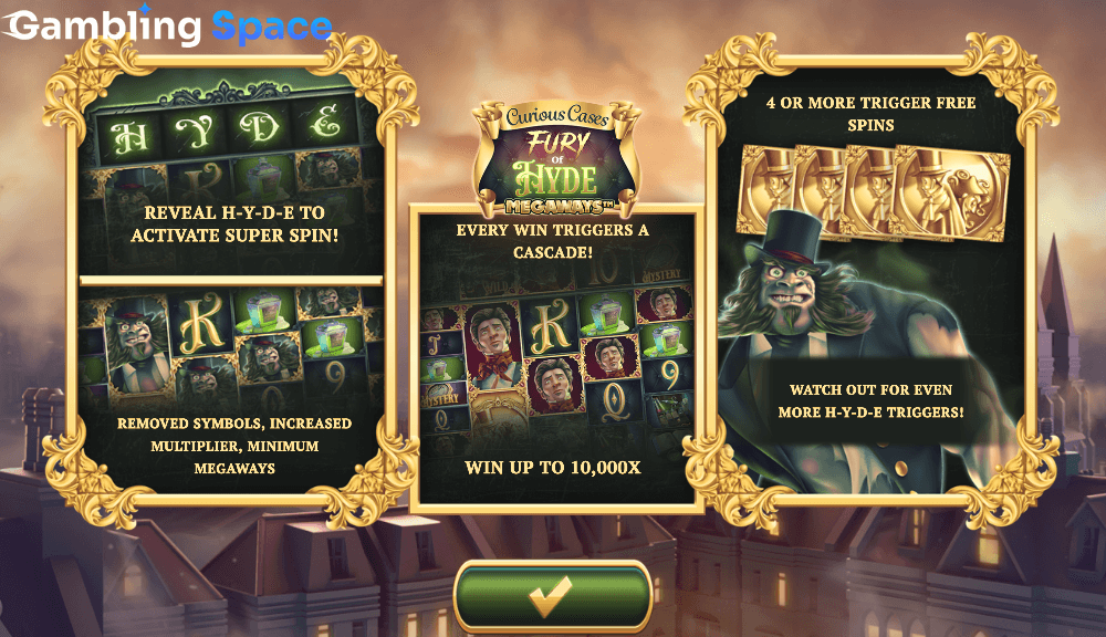 Fury of Hyde Megaways – Screenshot 1