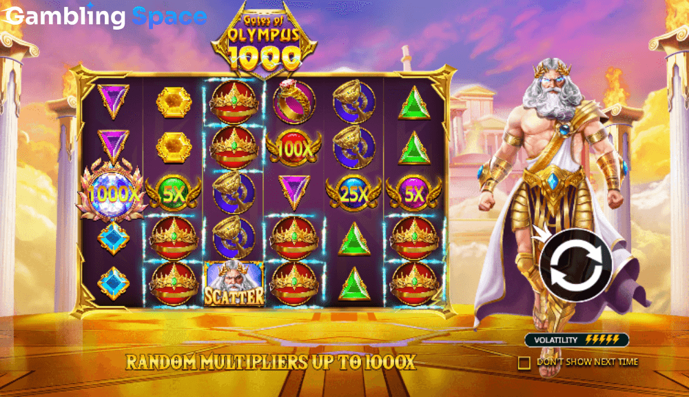 Gates of Olympus 1000 – Screenshot 1