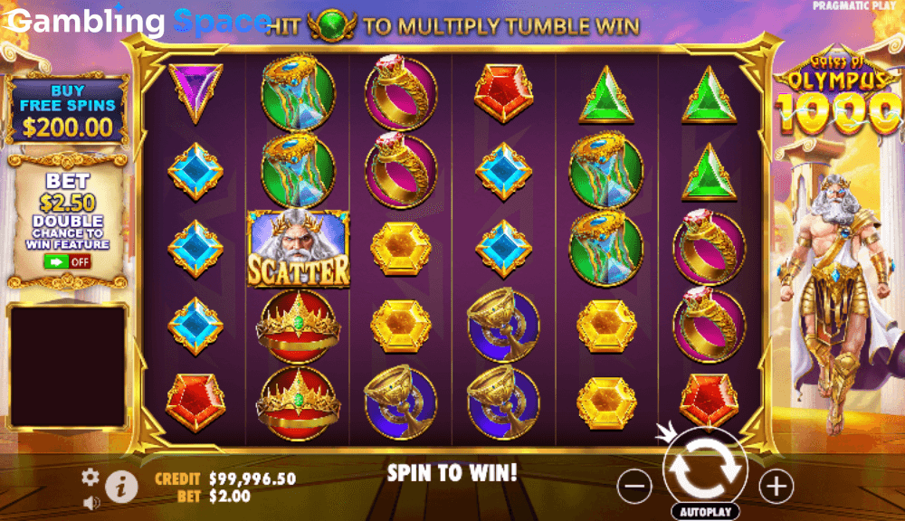 Gates of Olympus 1000 – Screenshot 4