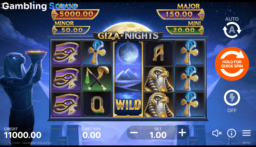 Giza Nights: Hold and Win – Screenshot 2