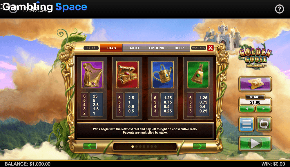 Golden Goose Megaways – Screenshot 1