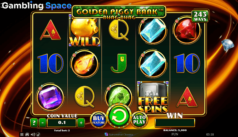 Golden Piggy Bank Bling Bling – Screenshot 2