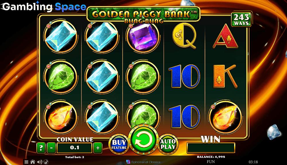 Golden Piggy Bank Bling Bling – Screenshot 3