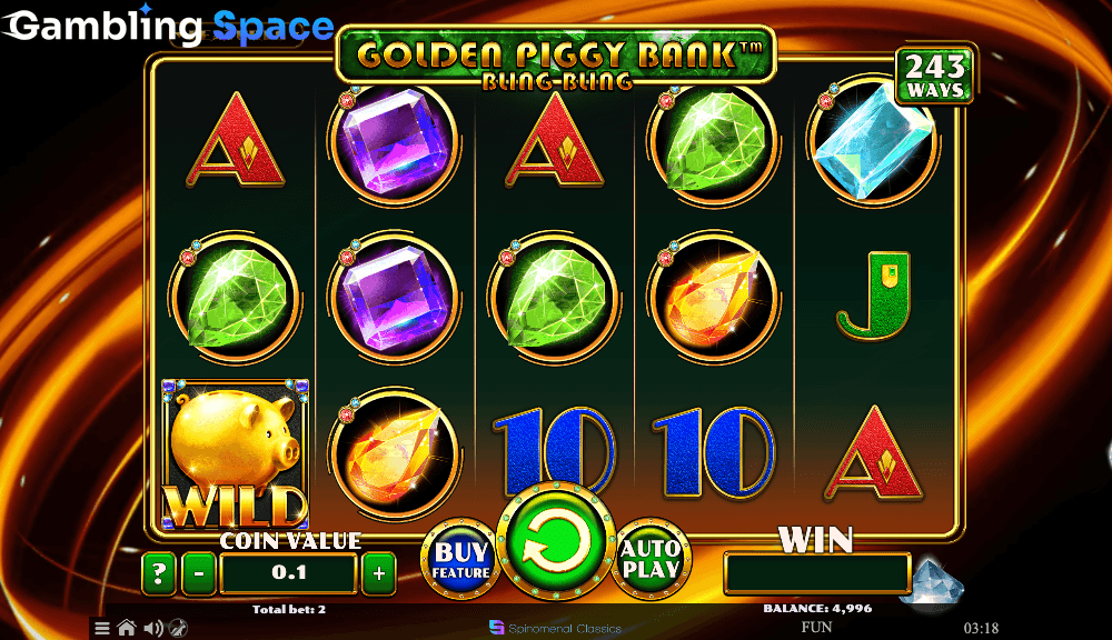 Golden Piggy Bank Bling Bling – Screenshot 4