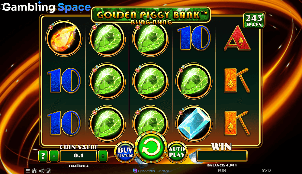 Golden Piggy Bank Bling Bling – Screenshot 5