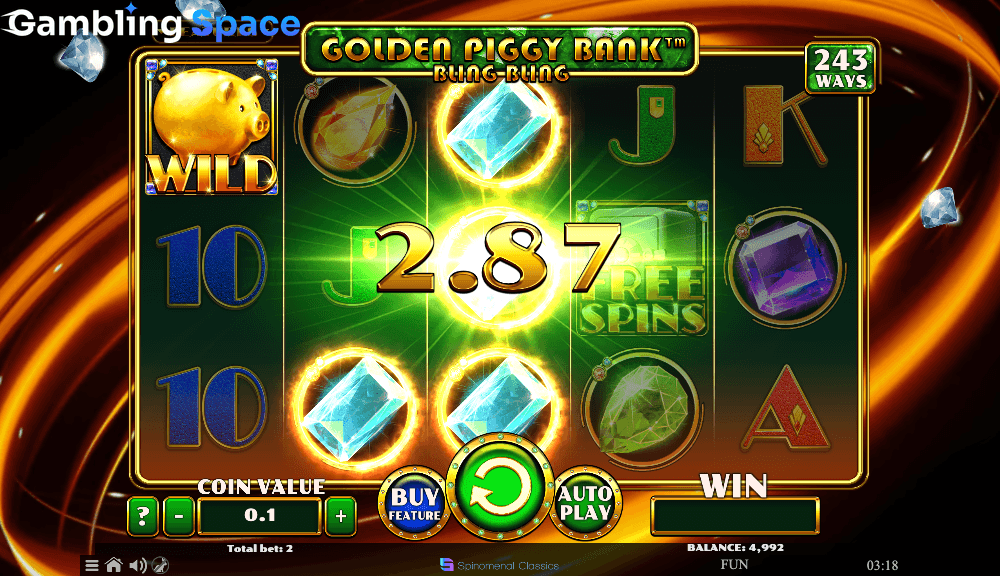 Golden Piggy Bank Bling Bling – Screenshot 6