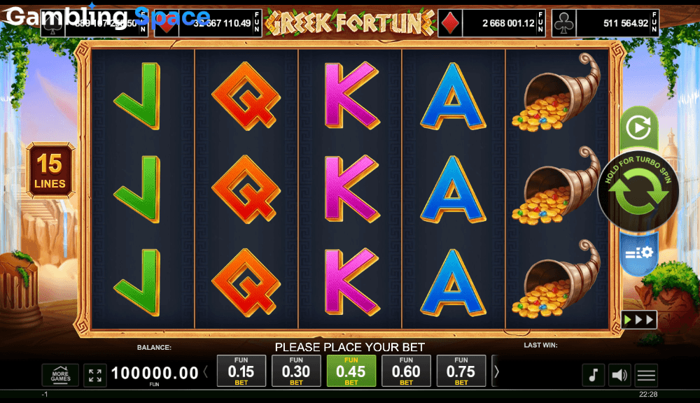 Greek Fortune – Screenshot 1