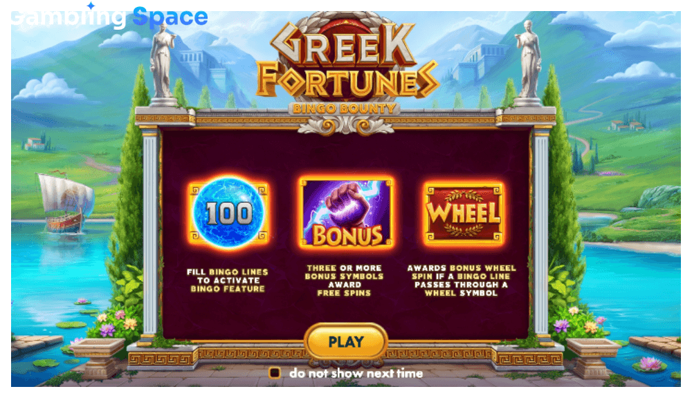 Greek Fortunes: Bingo Bounty – Screenshot 1