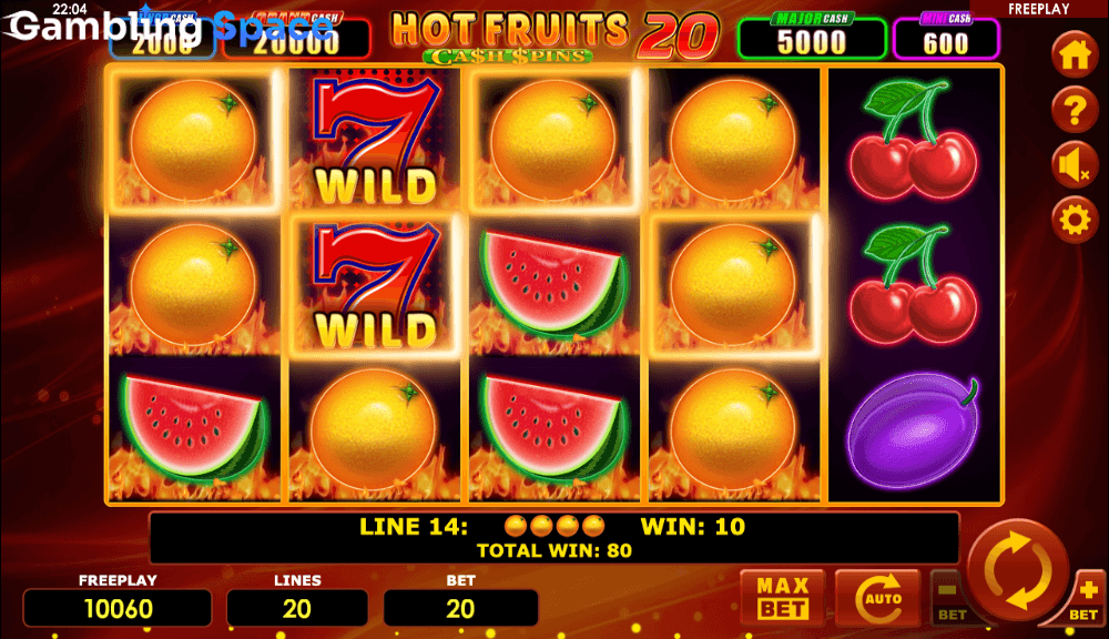 Hot Fruits 20 Cash Spins – Screenshot 4