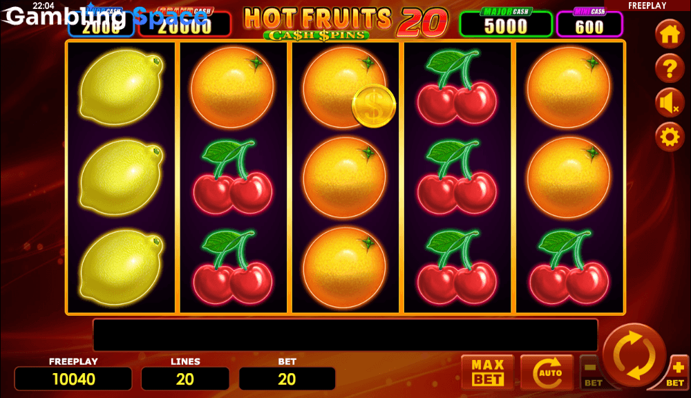 Hot Fruits 20 Cash Spins – Screenshot 5