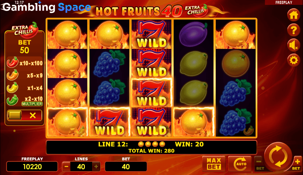 Hot Fruits 40 Extra Chillis – Screenshot 6