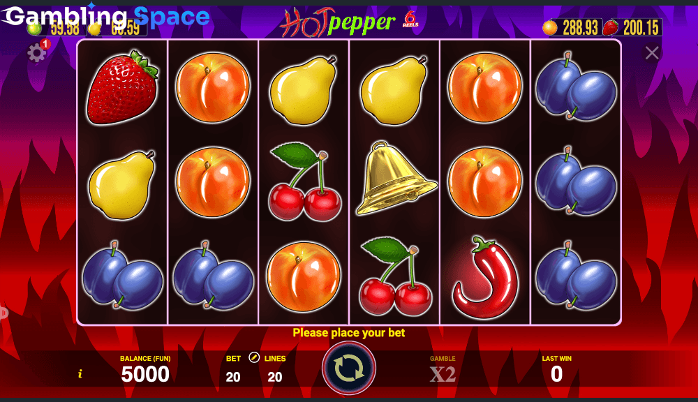 Hot Pepper 6 Reels – Screenshot 1