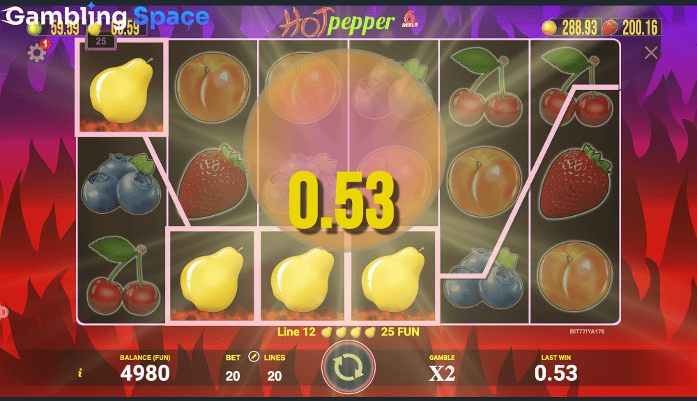 Hot Pepper 6 Reels – Screenshot 2